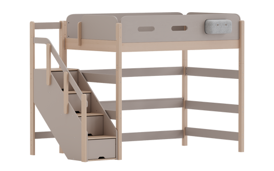 穩穩床系列 兒童梯櫃高架床