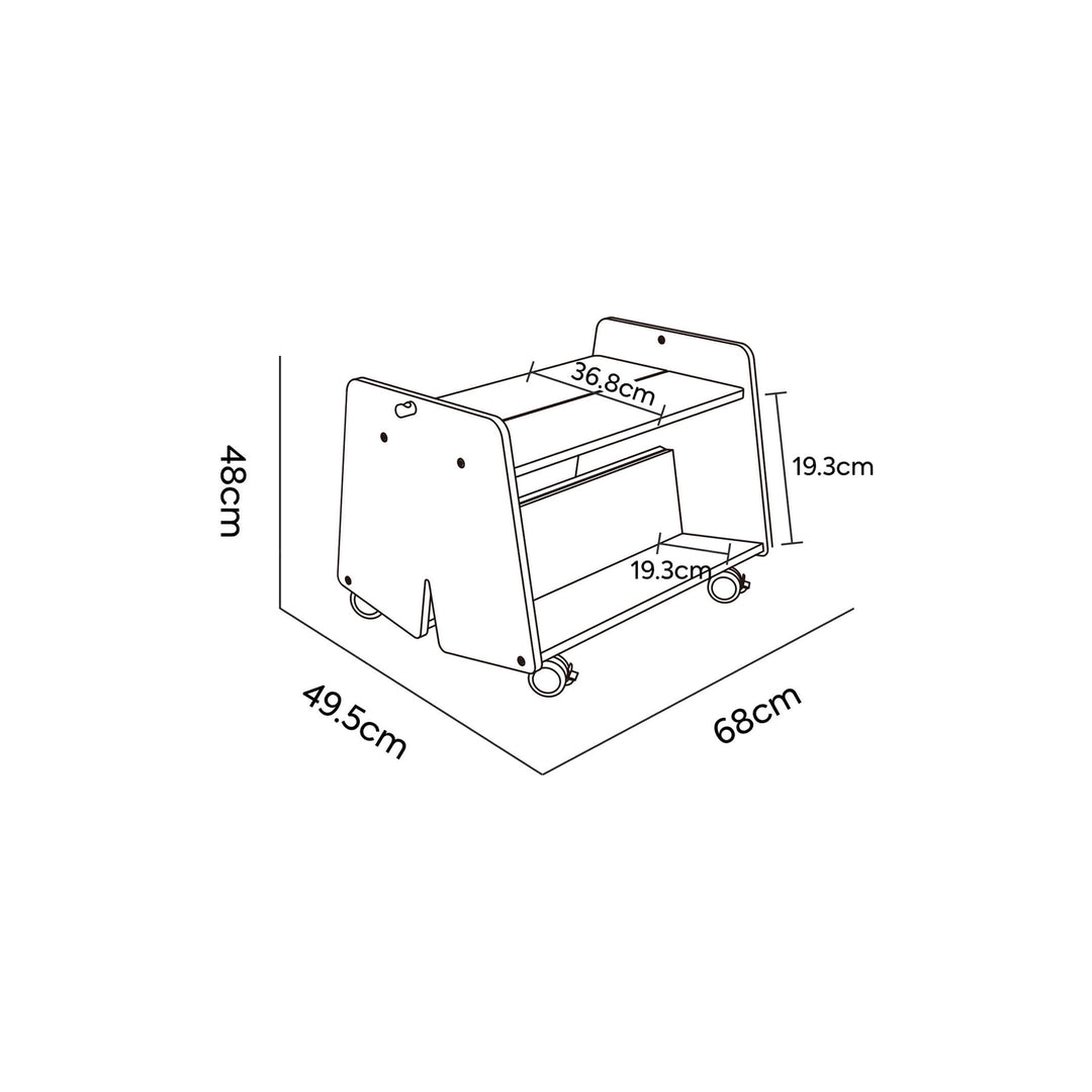 小褲子移動繪本架