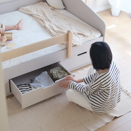 小房子兒童收納床